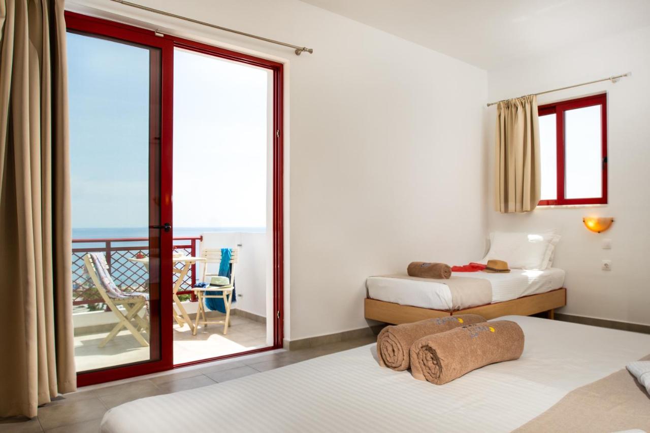 Bella Vista Stegna Aparthotel อาร์คานเยโลส ภายนอก รูปภาพ
