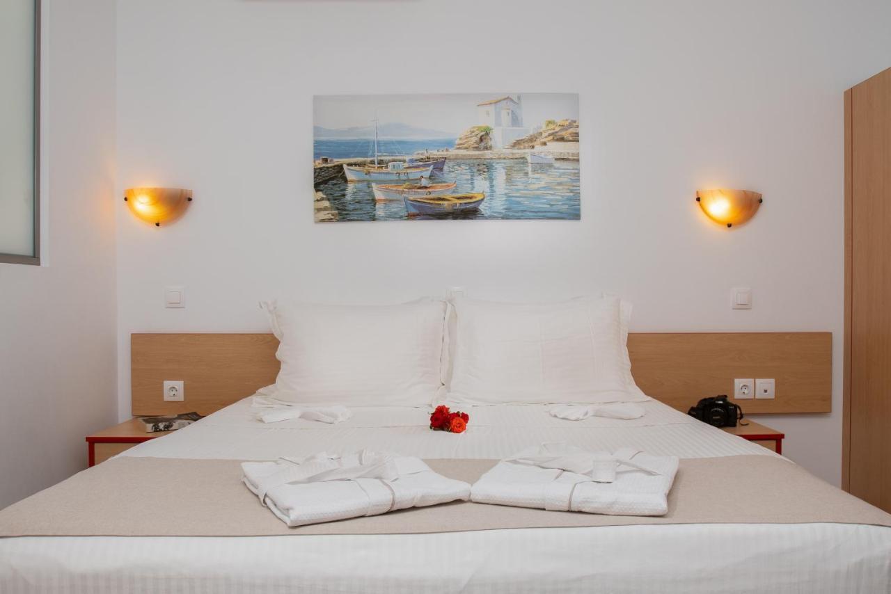 Bella Vista Stegna Aparthotel อาร์คานเยโลส ภายนอก รูปภาพ
