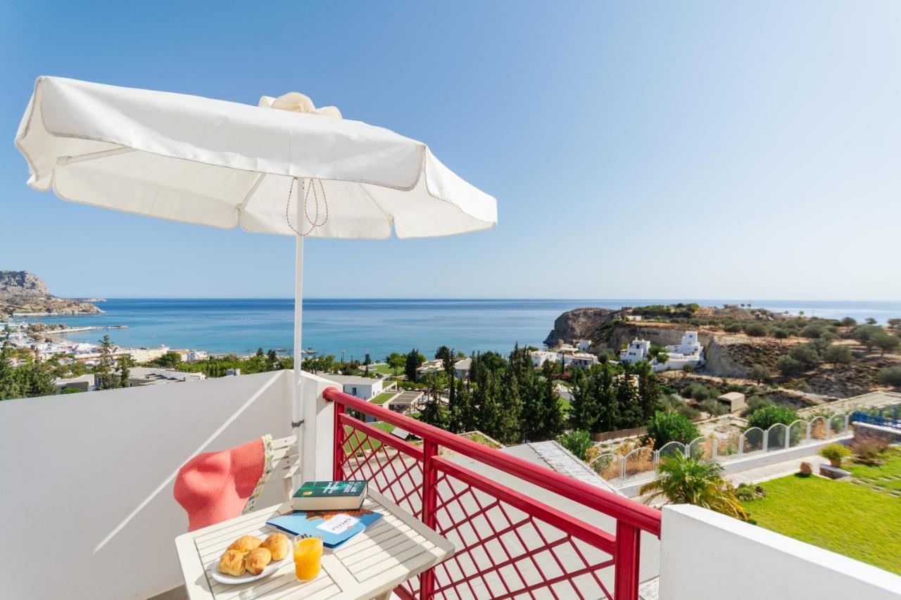 Bella Vista Stegna Aparthotel อาร์คานเยโลส ภายนอก รูปภาพ