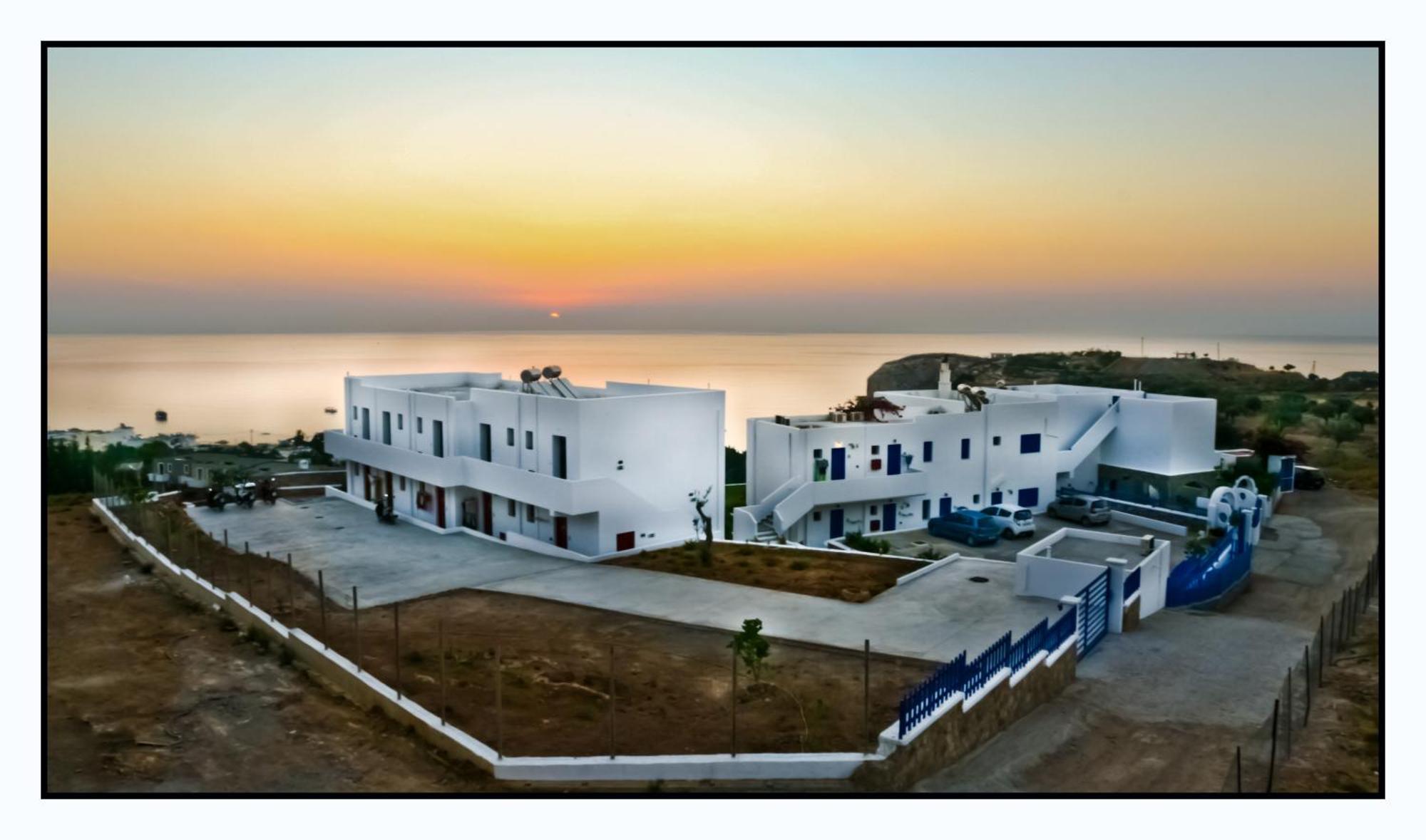 Bella Vista Stegna Aparthotel อาร์คานเยโลส ภายนอก รูปภาพ