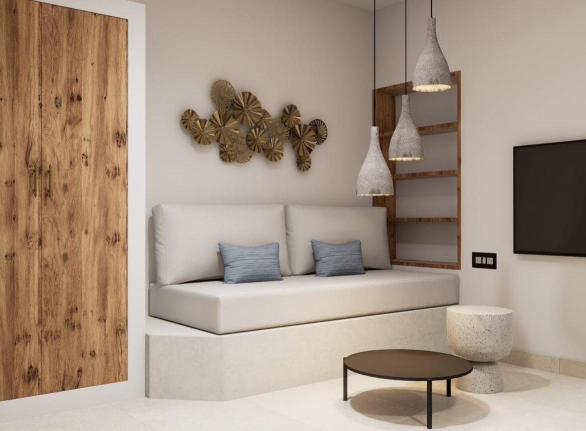 Bella Vista Stegna Aparthotel อาร์คานเยโลส ภายนอก รูปภาพ